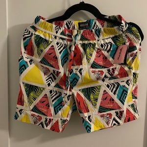 Men’s swimming trunks size small.